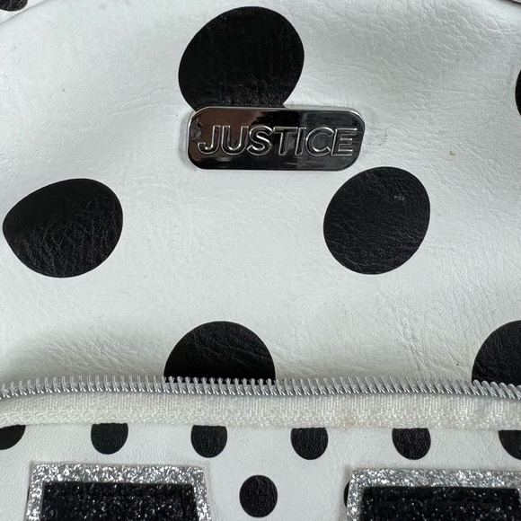 Justice "M" Polka Dot Backpack - Picture 6 of 7